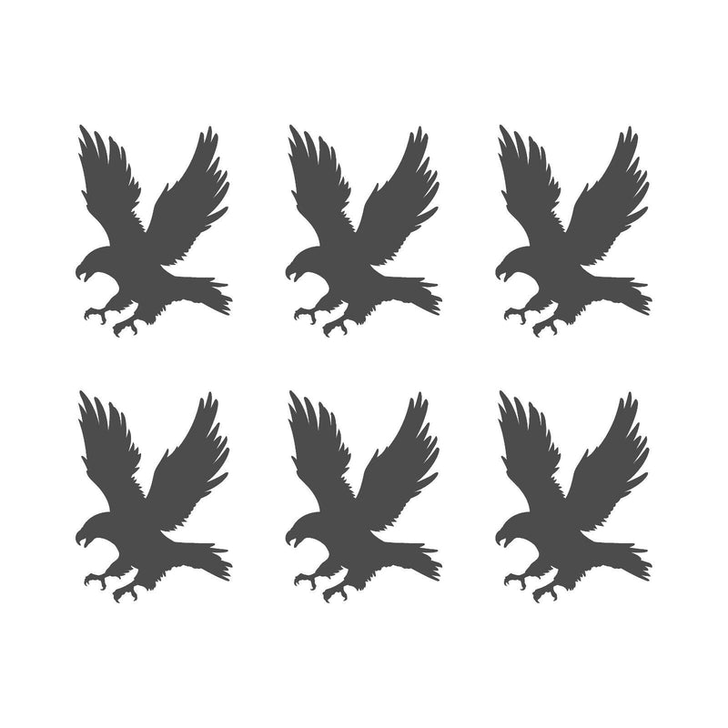 6 Small American Eagle Vinyl decals phone case laptop car stickers