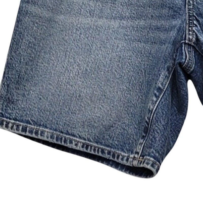 New American Eagle Size 0 Strigid Medium Wash High Waist Denim Jean Shorts