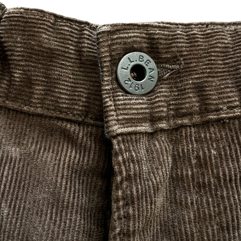 Vintage Brown LL Bean Corduroy Pants Size 31w/30in