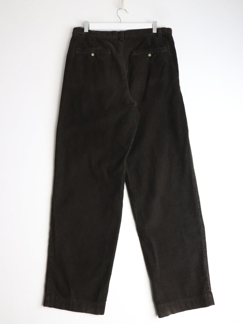 Vintage Eddie Bauer Pants Fits Mens 33 x 31 Brown Corduroy