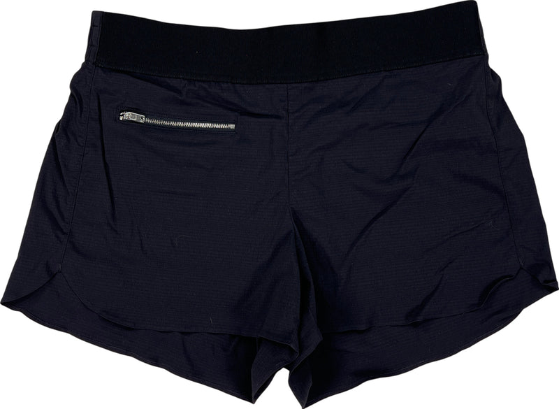 Athleta Women’s Black Mod Trekkie Unlined Stretch Athletic Shorts - 8