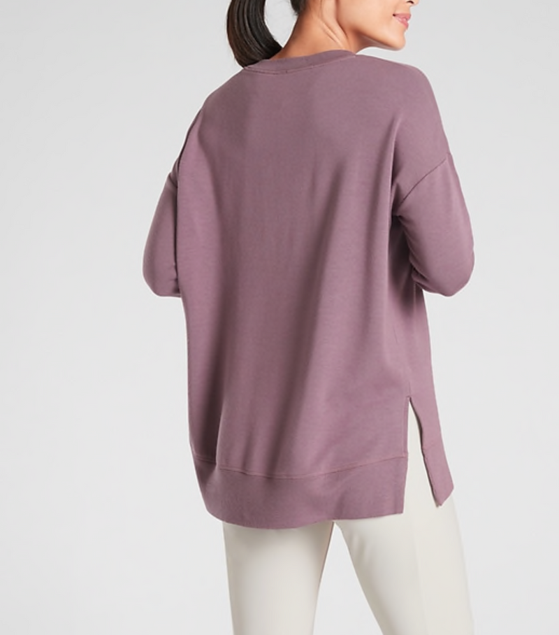 Athleta Violet Soft Coaster Luxe Sweatshirt