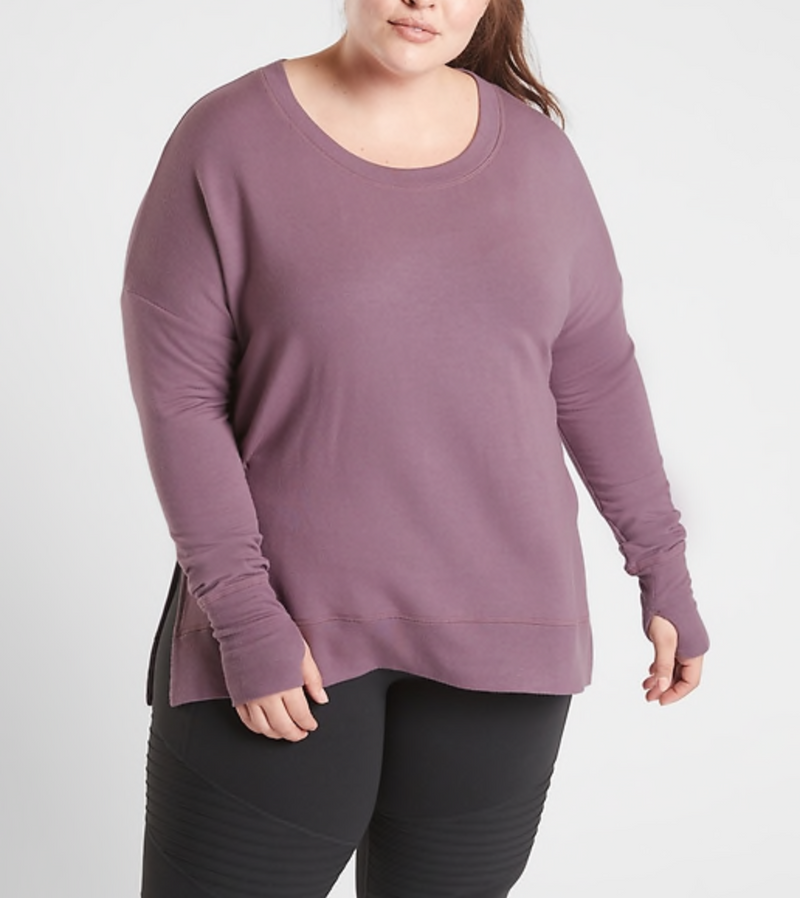 Athleta Violet Soft Coaster Luxe Sweatshirt