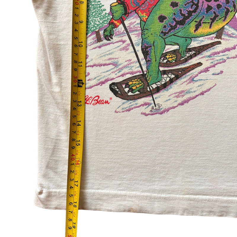 90s LL Bean allosaurus longsleeve kids small