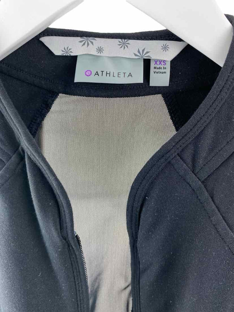 Athleta Women's Full Tilt Fitted Zip Jacket Black/Multi Size XXS