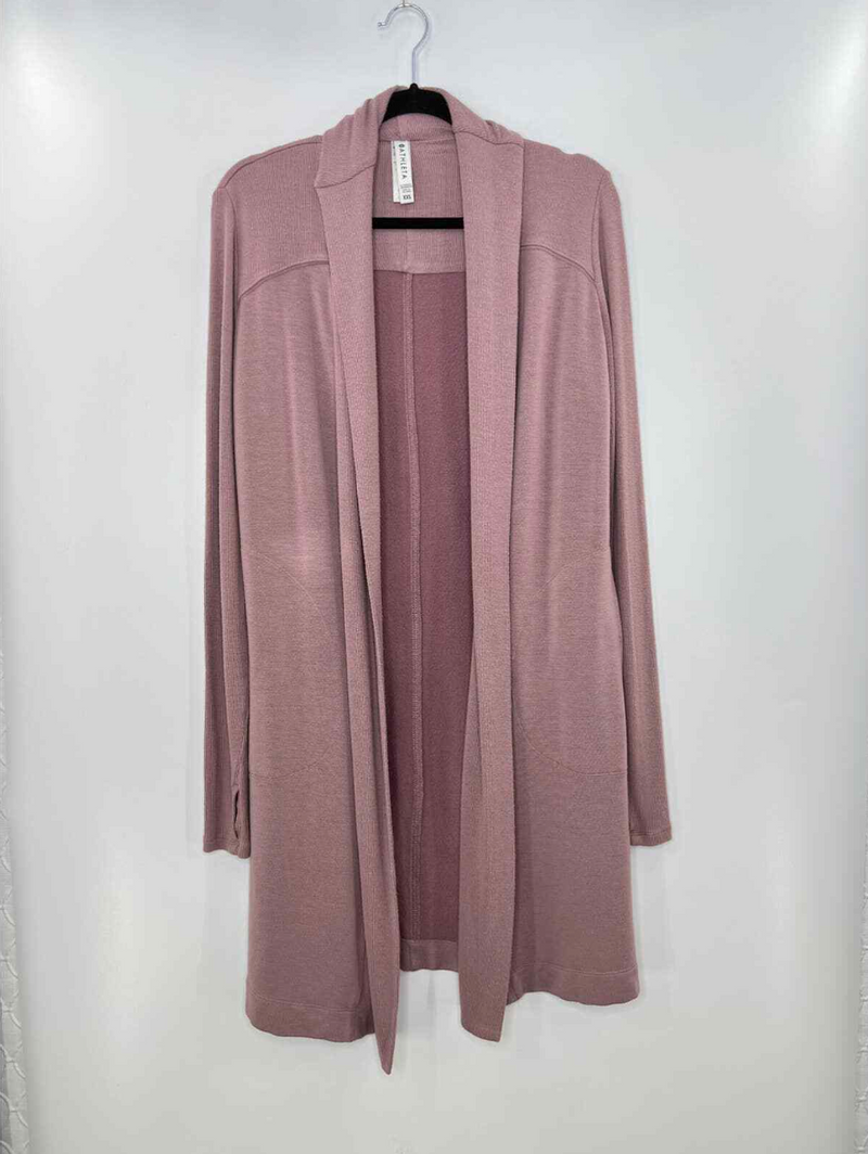 Athleta Flora Mauve Long Sleeve Canopy Nirvana Wrap Cardigan