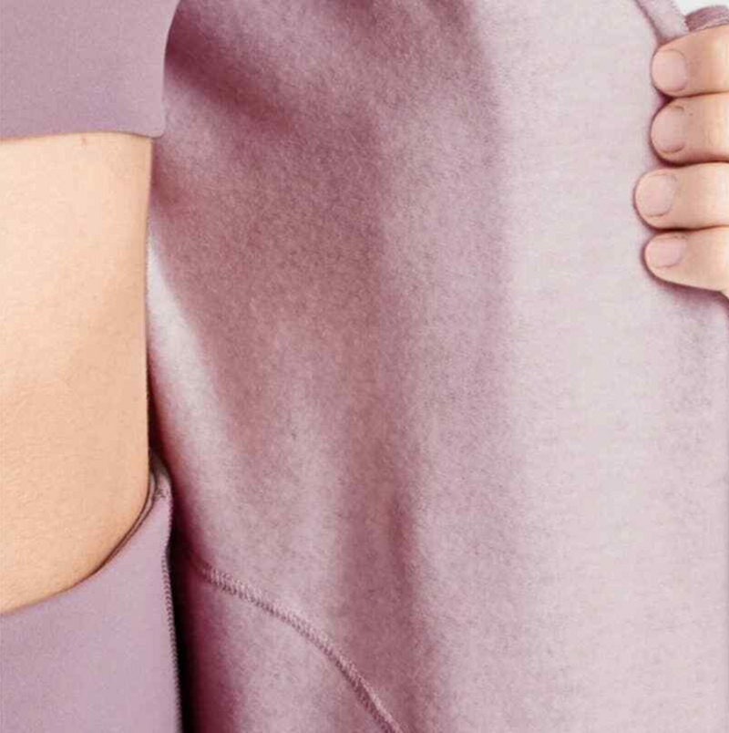 Athleta Flora Mauve Long Sleeve Canopy Nirvana Wrap Cardigan
