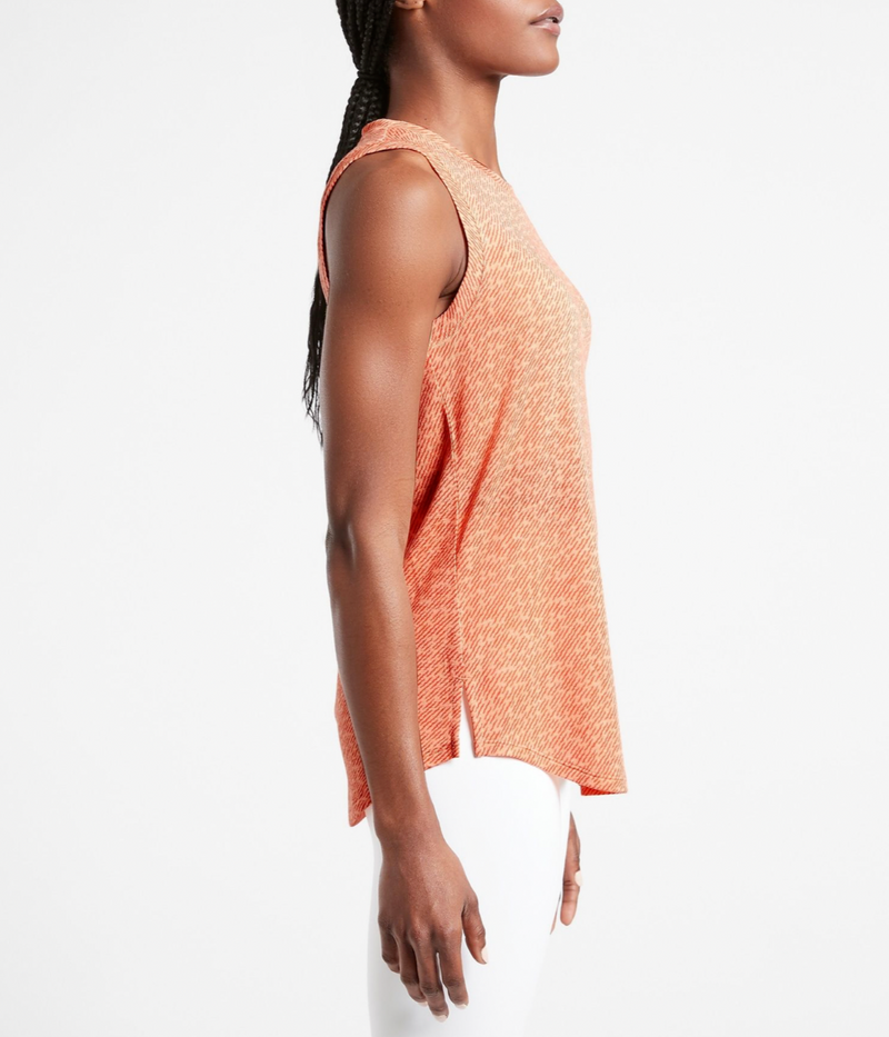 Athleta Warm Sunset Printed Sleeveless Breezy Top Tank