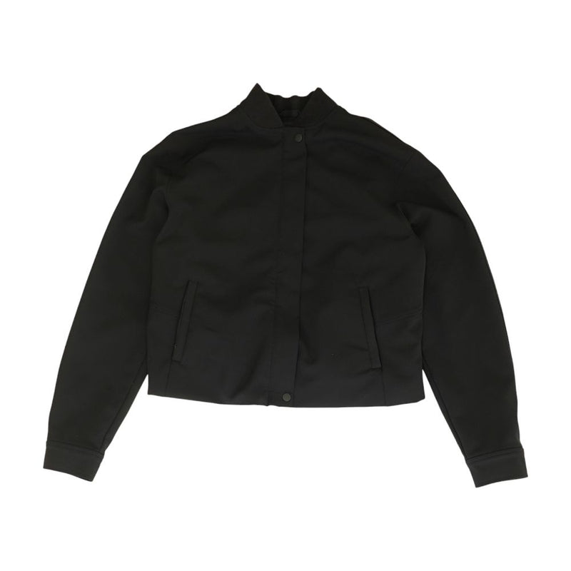 Black Solid Active Jacket