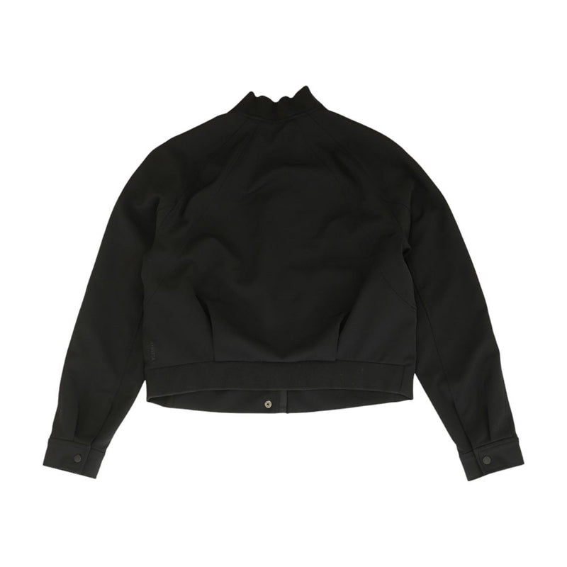 Black Solid Active Jacket