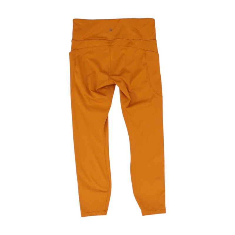 Orange Solid Leggings