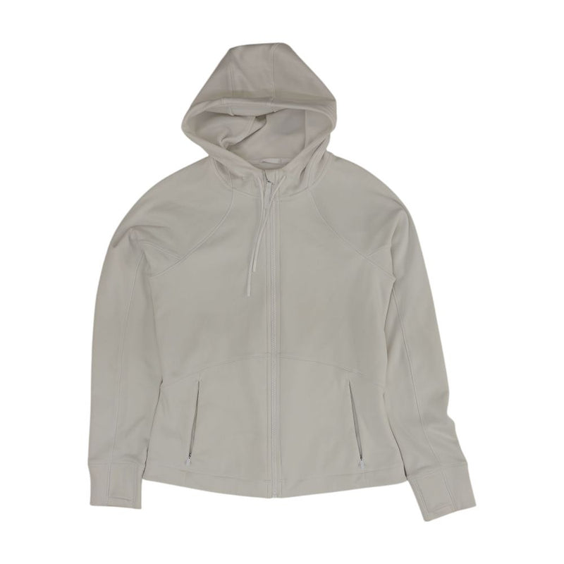 White Solid Active Jacket
