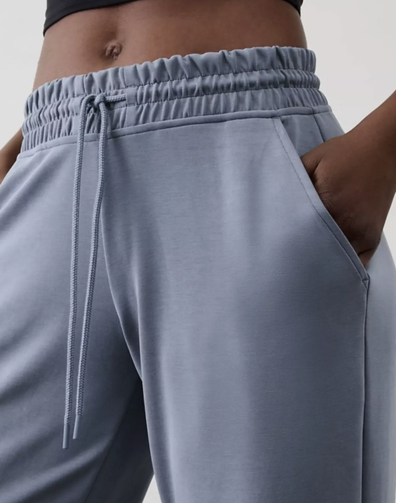 Athleta Shadow Blue Seasoft Mid-rise Straight Pant