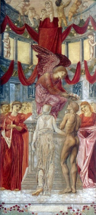 The Temple of Love by Sir Edward Burne-Jones - Hand Painted Oil Painting
