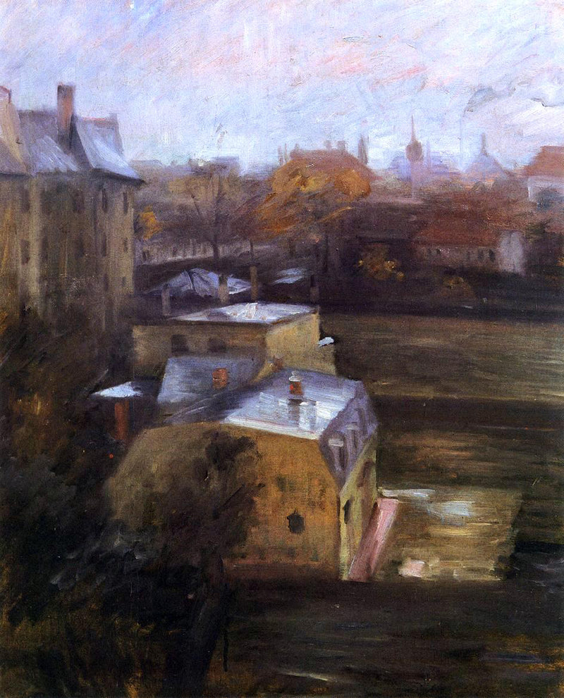 View from the Studio, Schwabing by Lovis Corinth - Hand Painted Oil Painting