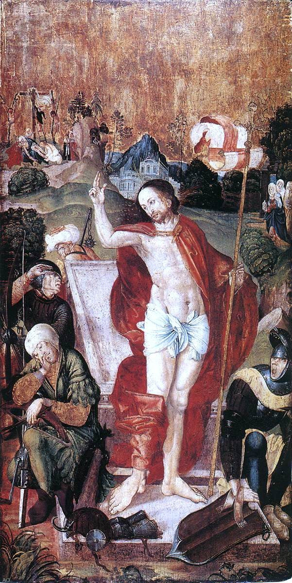 The Resurrection by Master M S - Hand Painted Oil Painting