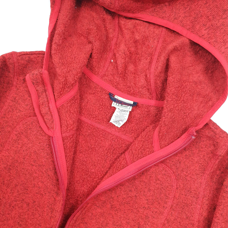 LL Bean Hooded Full Zip Fleece XS