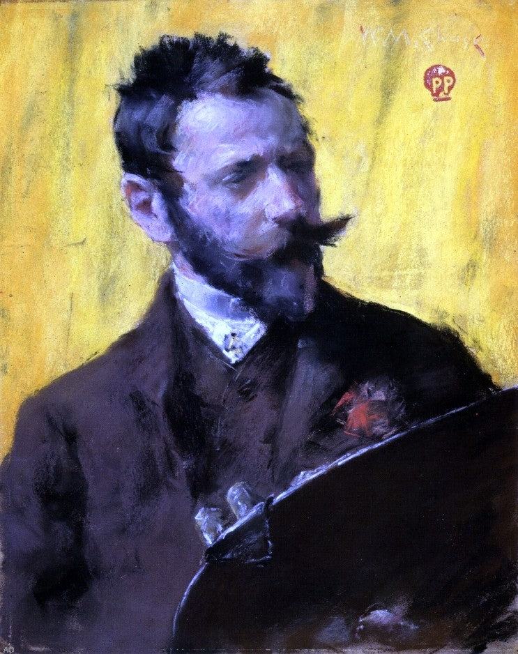 Self Portrait by William Merritt Chase - Hand Painted Oil Painting