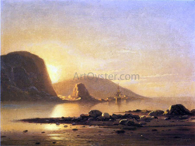 Sunrise Cove by William Bradford - Hand Painted Oil Painting