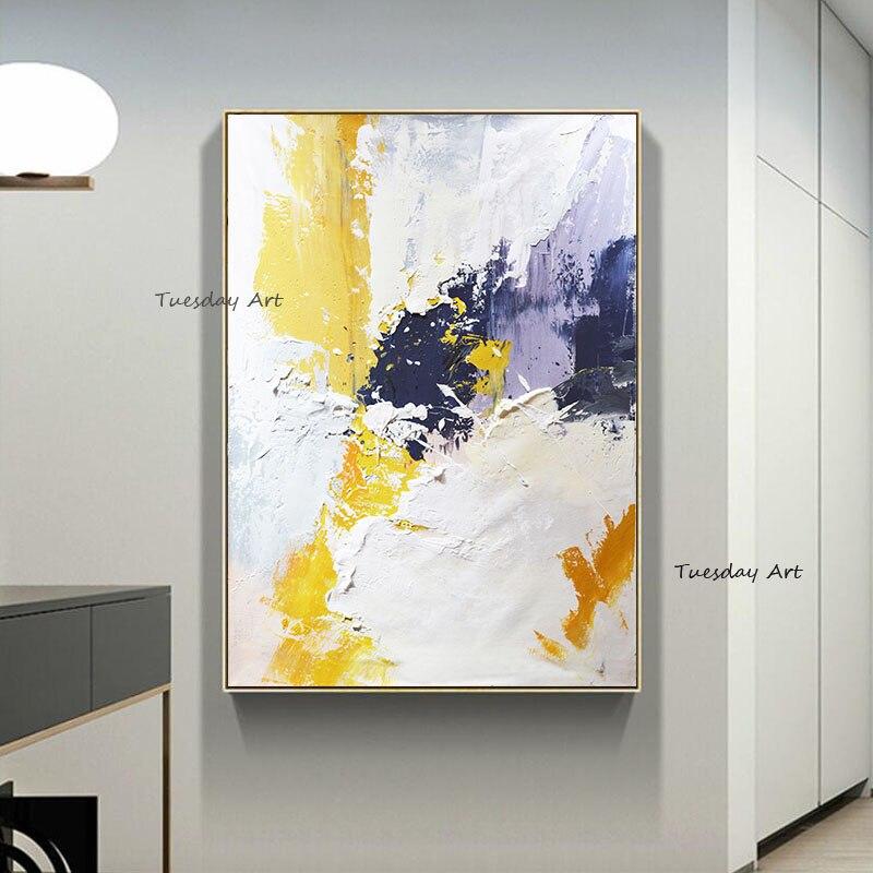 Hand Painted The World Of Color Abstract Oil Painting Modern Oil Painting On Canvas