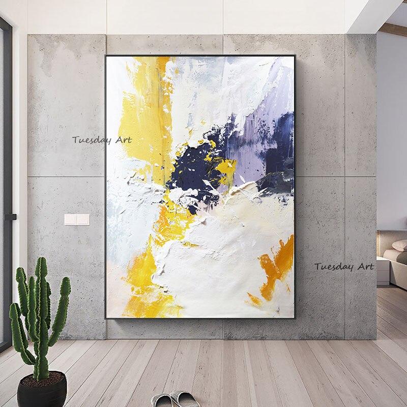 Hand Painted The World Of Color Abstract Oil Painting Modern Oil Painting On Canvas