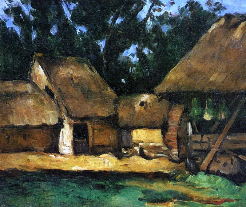 The Oilmill by Paul Cezanne - Hand Painted Oil Painting