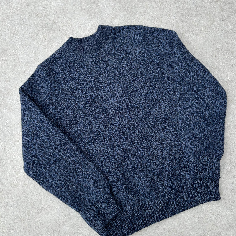 Vintage LL Bean Navy/Blue Knitted Jumper