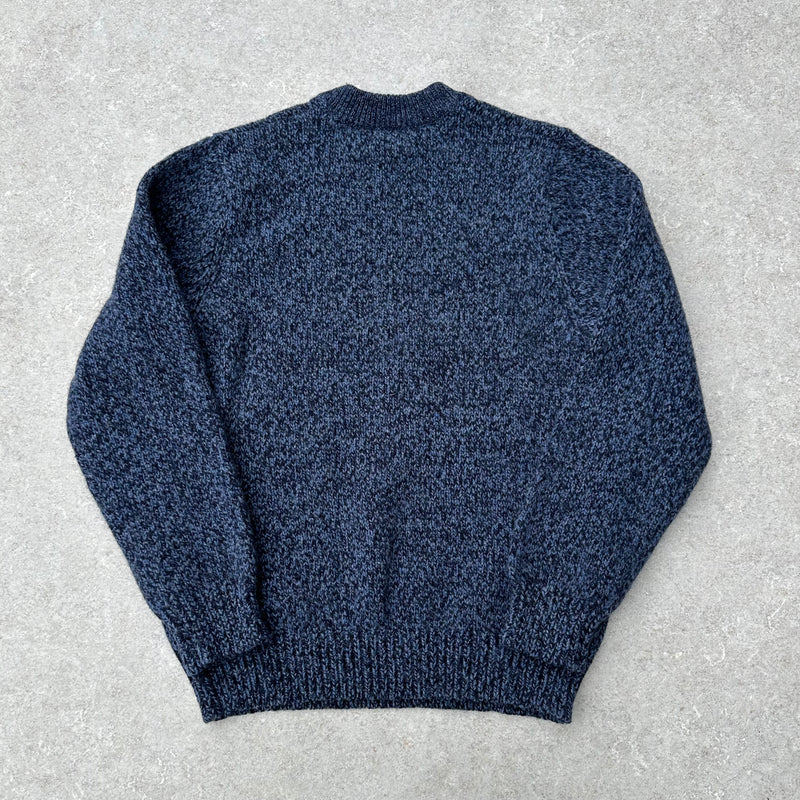 Vintage LL Bean Navy/Blue Knitted Jumper
