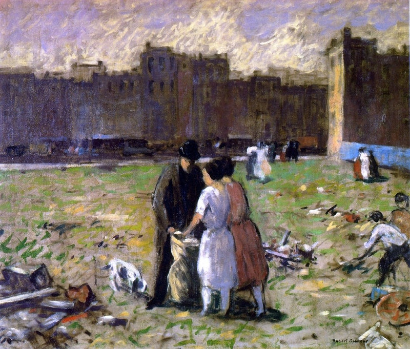 Vacant Lot by Robert Spencer - Hand Painted Oil Painting