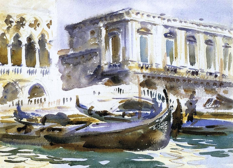 Venice: The Prison by John Singer Sargent - Hand Painted Oil Painting