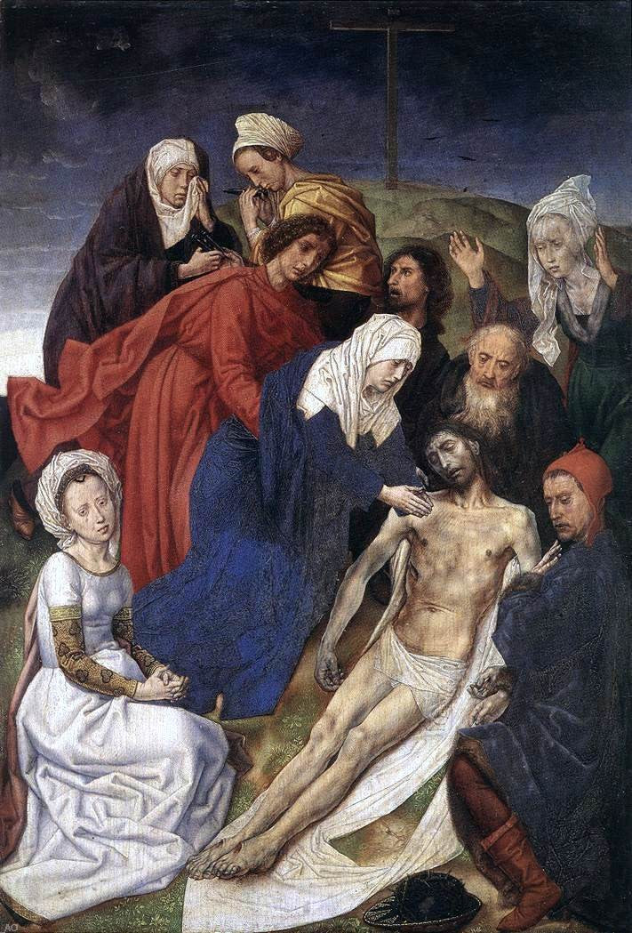 The Lamentation of Christ by Hugo Van der Goes - Hand Painted Oil Painting