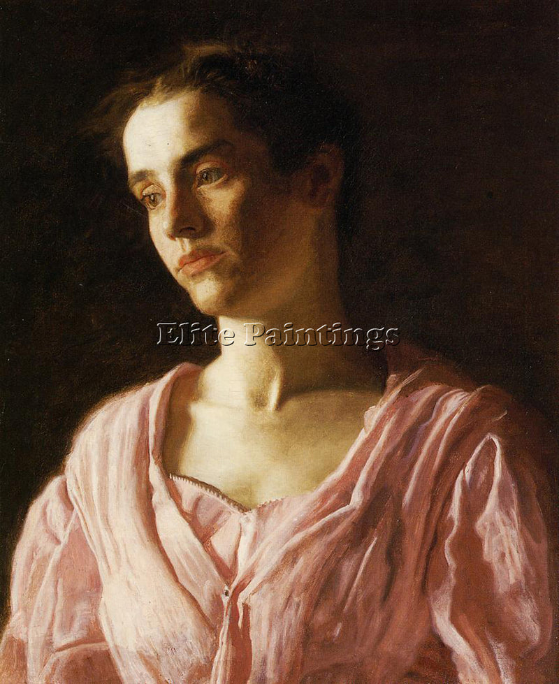 THOMAS EAKINS PORTRAIT OF MAUD COOK ARTIST PAINTING REPRODUCTION HANDMADE OIL