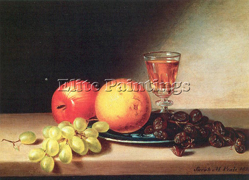 AMERICAN PEALE SARAH MIRIAM AMERICAN 1800 85 3 ARTIST PAINTING REPRODUCTION OIL