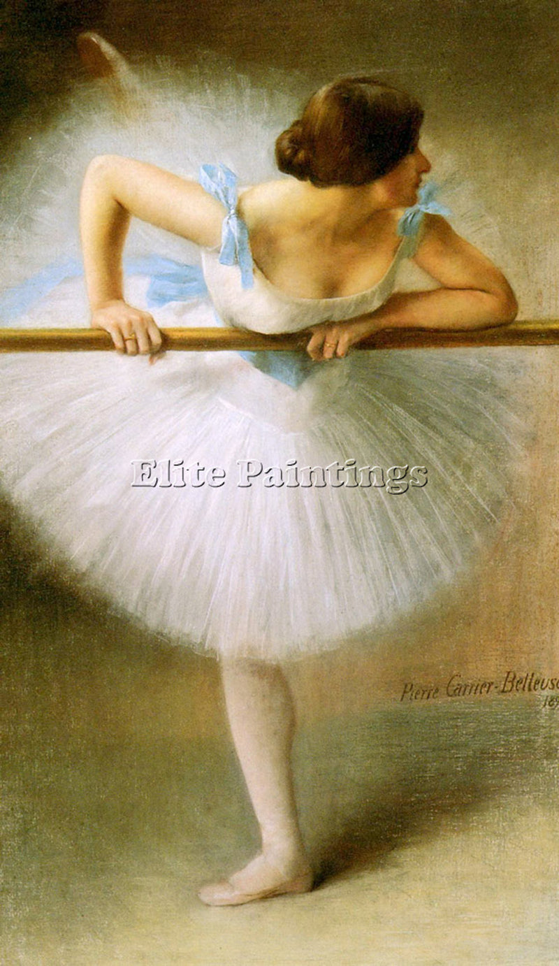 PIERRE CARRIER-BELLEUSE LA DANSEUSE ARTIST PAINTING REPRODUCTION HANDMADE OIL