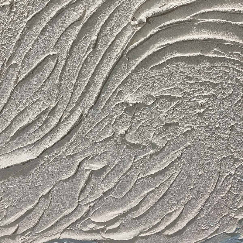 WHISPERS OF WHITE: Textured Minimalist Oil Painting