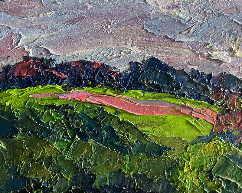 Oil painting Summer meadows and forests Boris Serdyuk