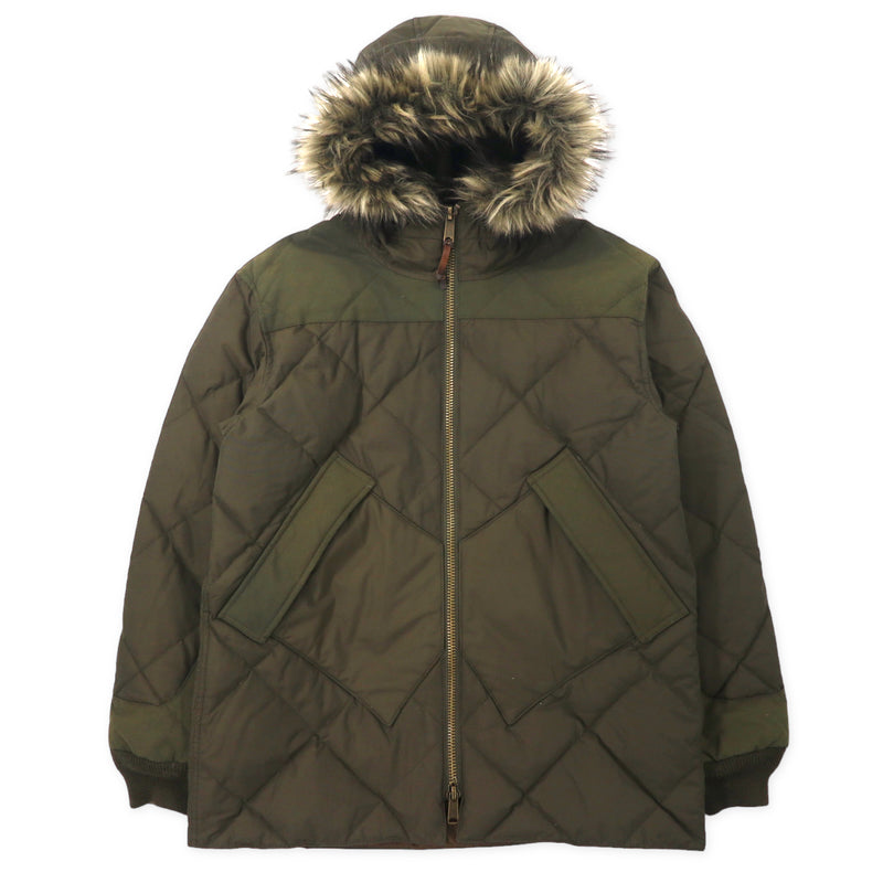 Eddie Bauer ゲッデスパーカー  BAUER DOWN ダウンジャケット M カーキ コットン ナイロン TALONジップ 60/40クロス 防水 EB550 フィルパワー STORMREPEL GEDDES PARKA 復刻