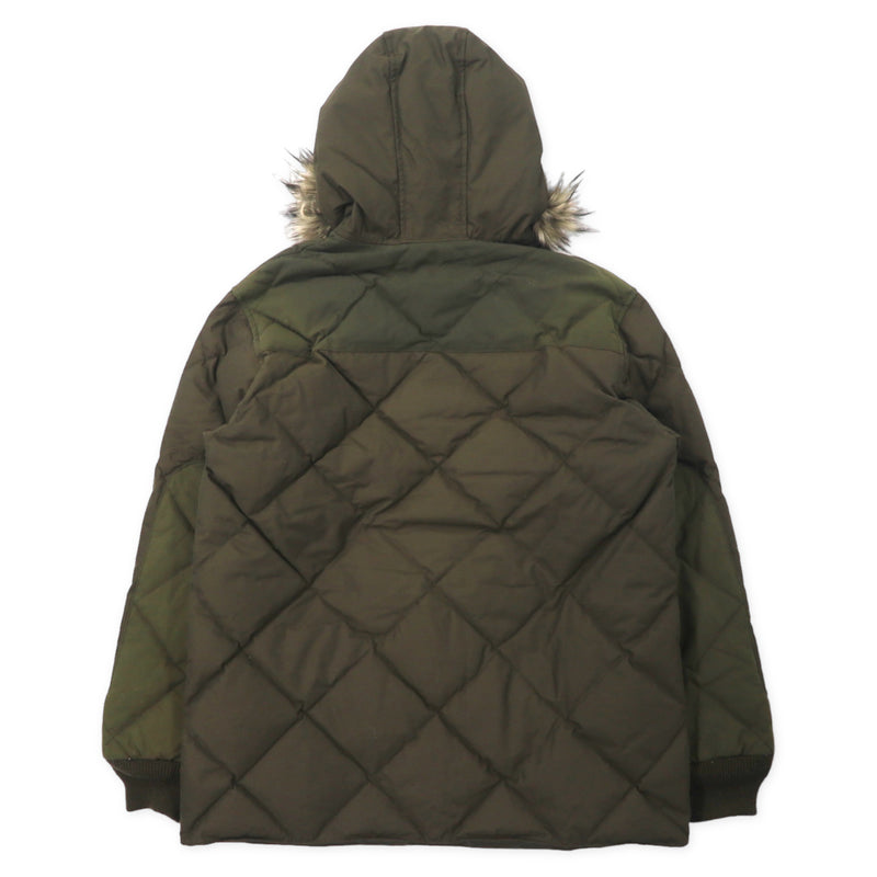 Eddie Bauer ゲッデスパーカー  BAUER DOWN ダウンジャケット M カーキ コットン ナイロン TALONジップ 60/40クロス 防水 EB550 フィルパワー STORMREPEL GEDDES PARKA 復刻
