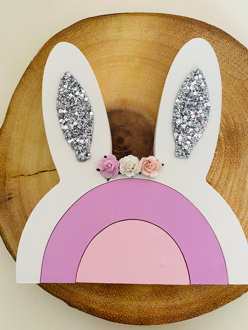 Bunny ears stacking girls bedroom decor