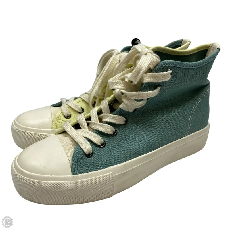 Shoes Sneakers By American Eagle In Cream & Green, Size: 8