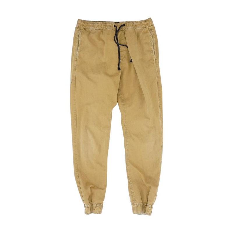 Khaki Solid Chino Pants