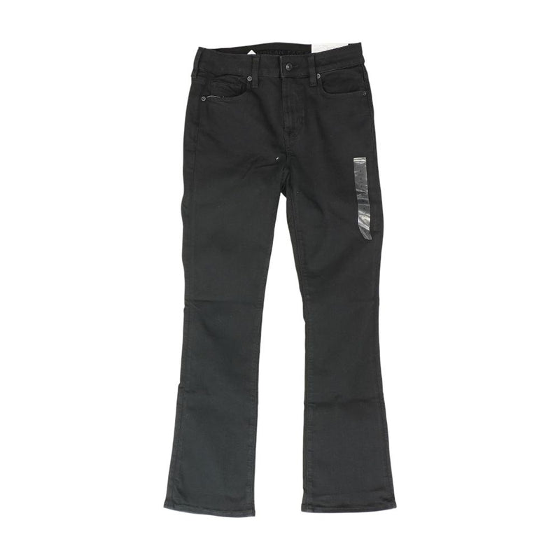 Black Solid High Rise Skinny Leg Jeans
