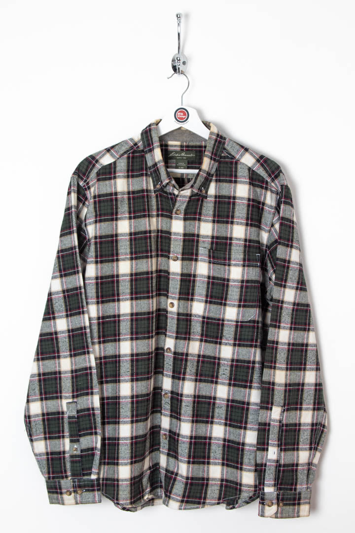 Eddie Bauer Long Sleeve Checkered Overshirt (XL)