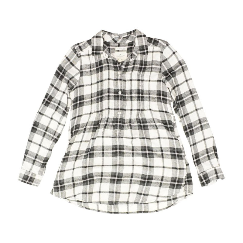 Gray Plaid Pullover
