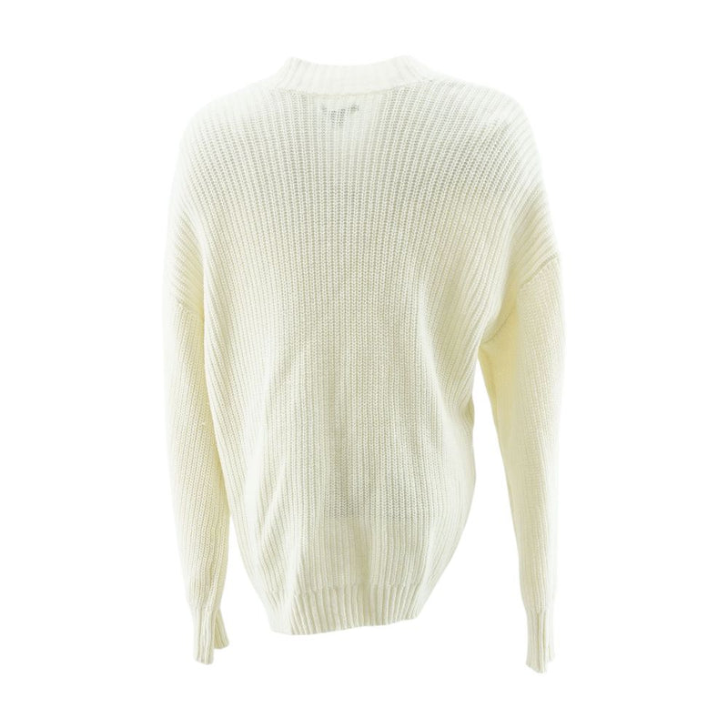 Ivory Solid Cardigan Sweater