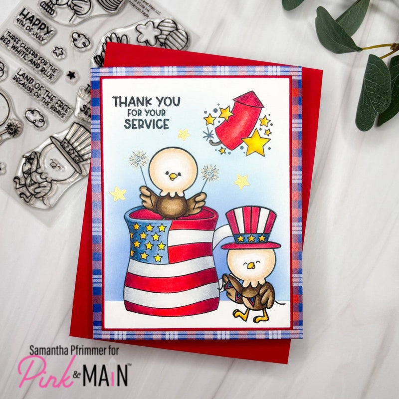 Pink and Main American Eagle Dies pnm632*
