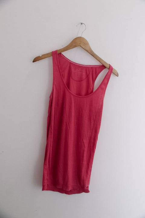 Vintage pink womens American Eagle Outfitters medium basic tank top