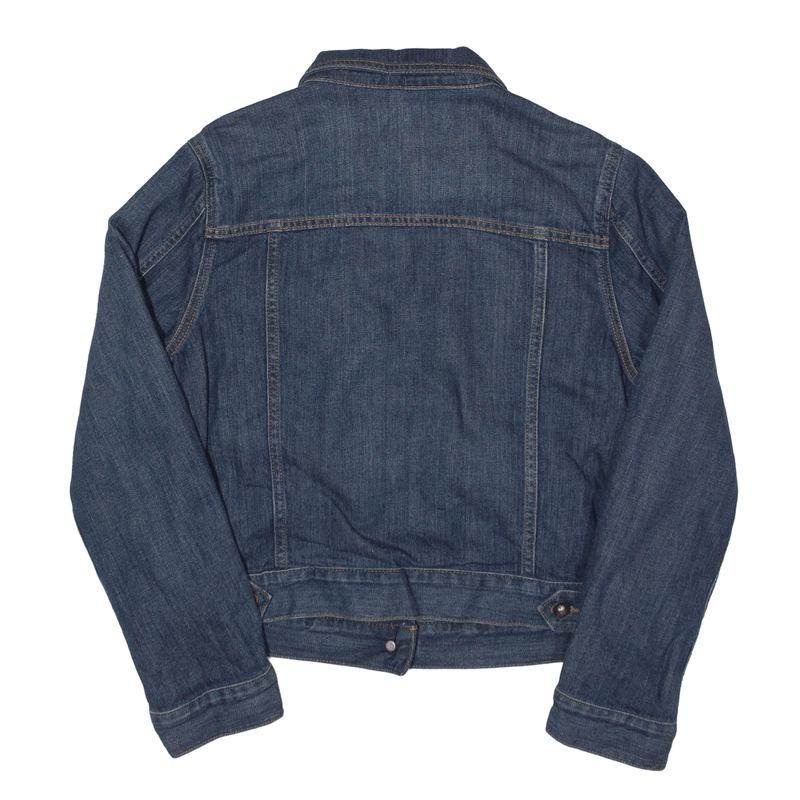 LL BEAN Blanket Lined Denim Jacket Blue 90s Womens S