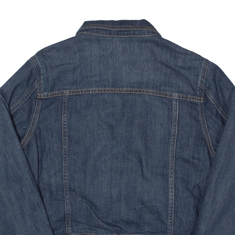 LL BEAN Blanket Lined Denim Jacket Blue 90s Womens S