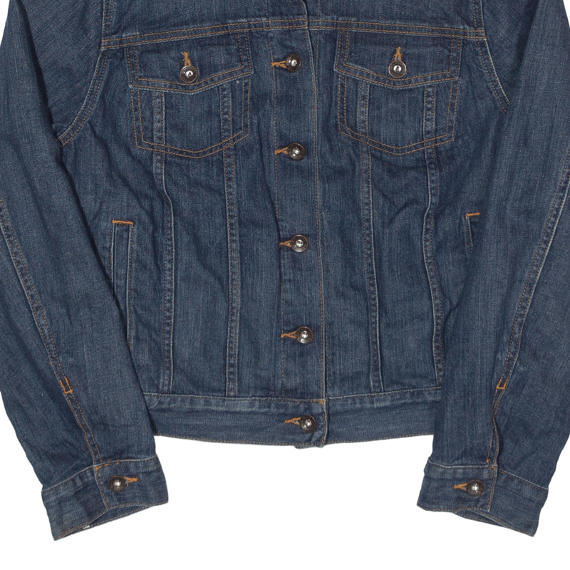 LL BEAN Blanket Lined Denim Jacket Blue 90s Womens S